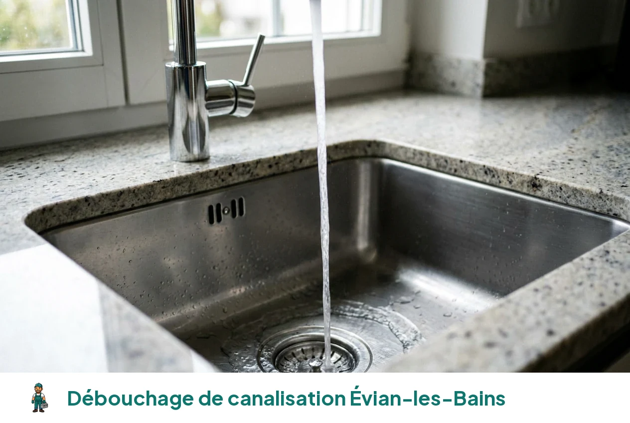 Débouchage de canalisation à Évian-les-Bains
