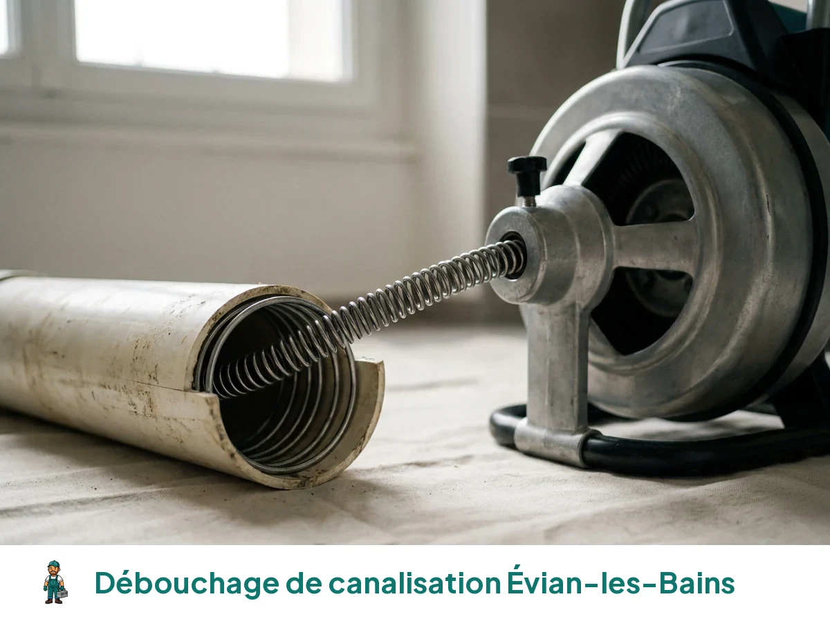 Débouchage de canalisation à Évian-les-Bains