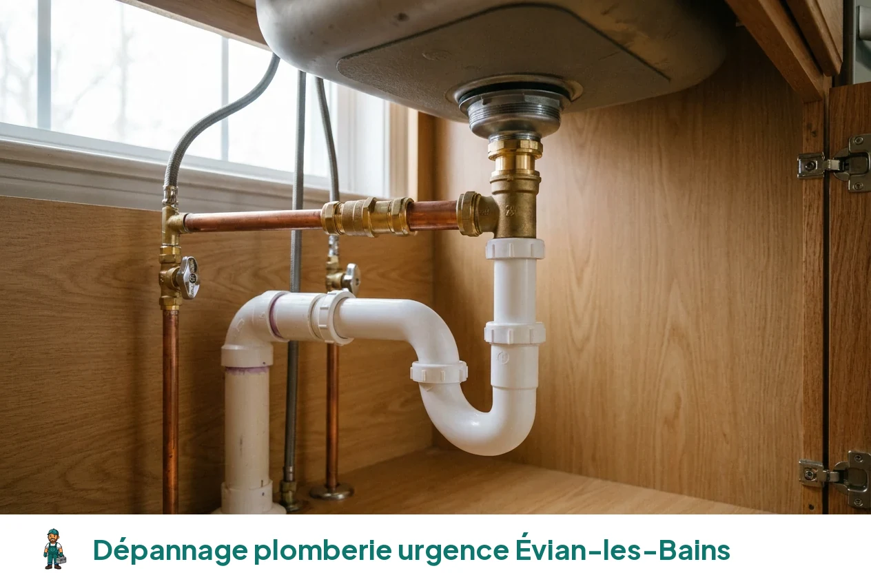 Dépannage plomberie urgence à Évian-les-Bains