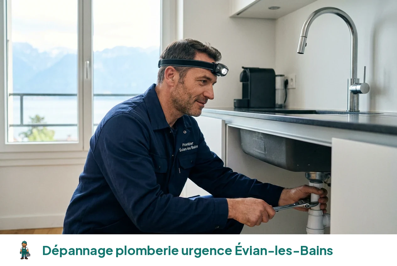 Dépannage plomberie urgence à Évian-les-Bains