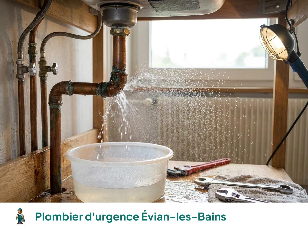 Plombier d'urgence à Évian-les-Bains