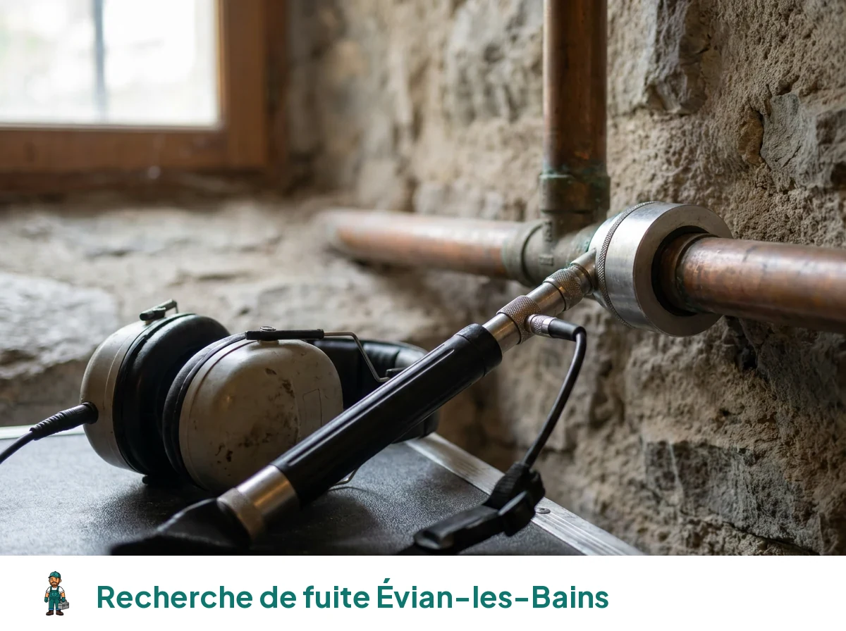 Recherche de fuite à Évian-les-Bains