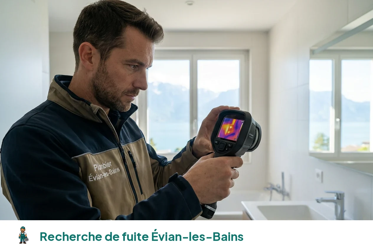Recherche de fuite à Évian-les-Bains