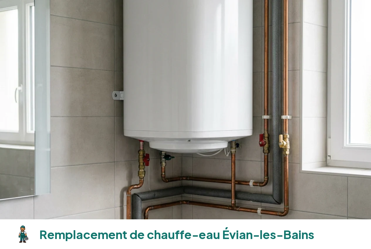 Remplacement de chauffe-eau à Évian-les-Bains