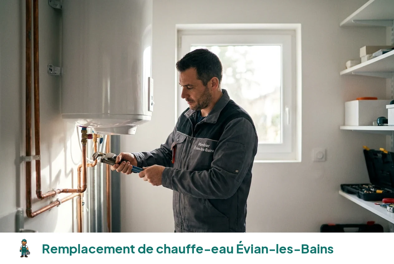 Remplacement de chauffe-eau à Évian-les-Bains