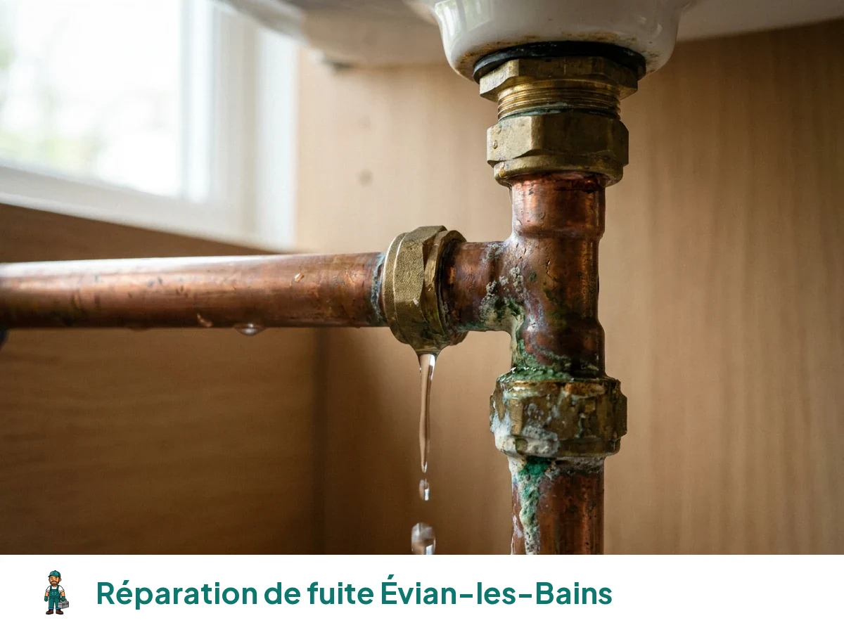Réparation de fuite à Évian-les-Bains