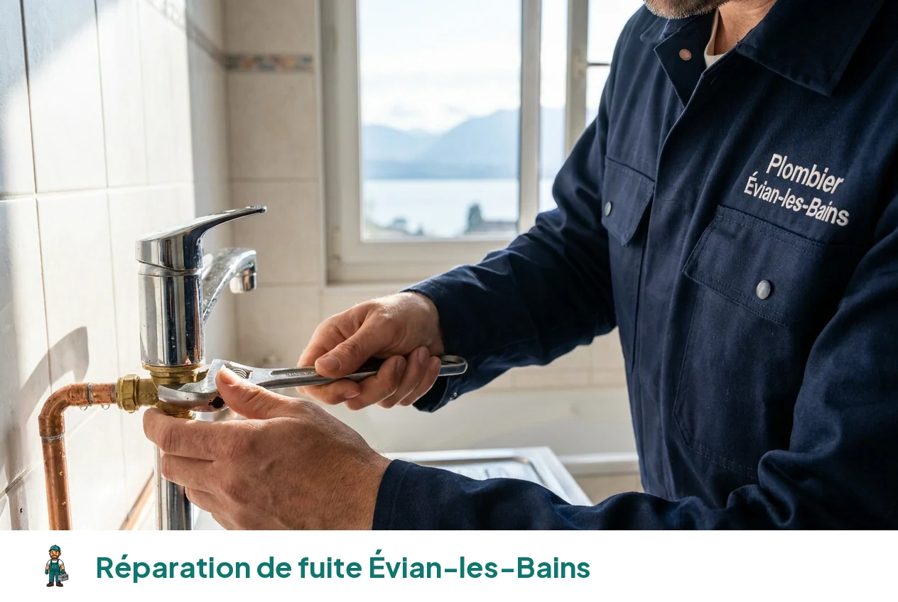 Réparation de fuite à Évian-les-Bains